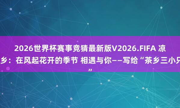 2026世界杯赛事竞猜最新版V2026.FIFA 凉亭乡：在风起花开的季节 相遇与你——写给“茶乡三小只”
